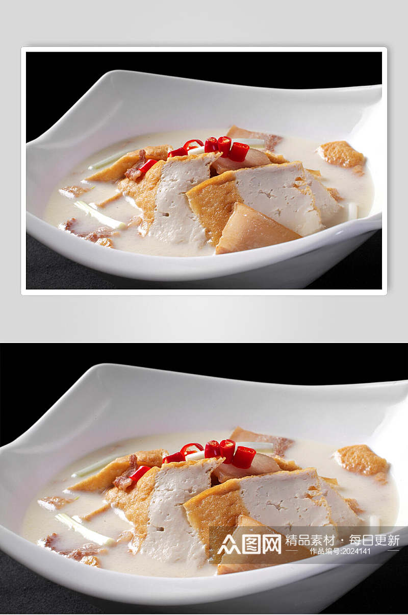 一家人豆腐美食食品图片素材
