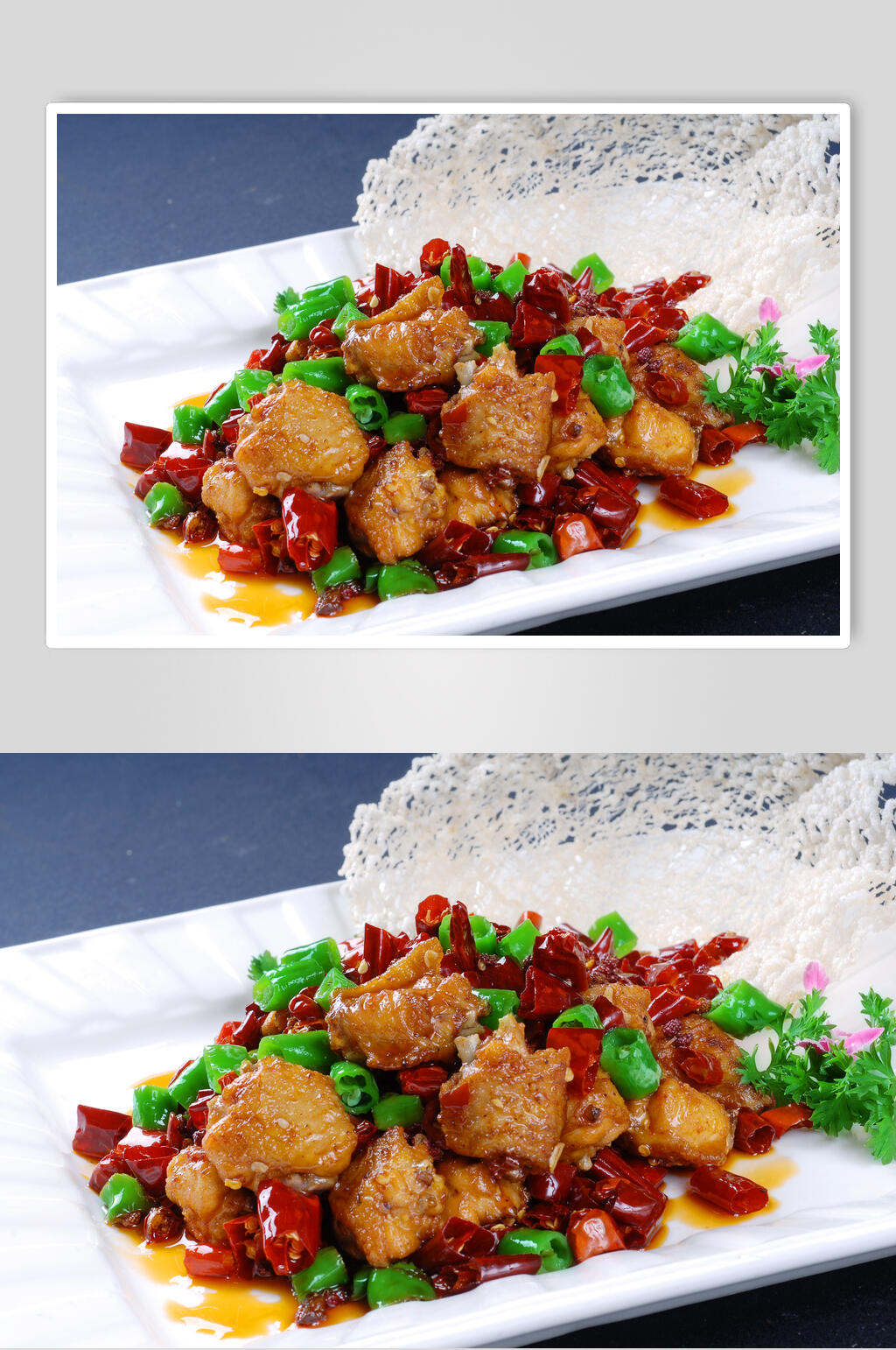 美味飘香辣子鸡美食摄影图片素材