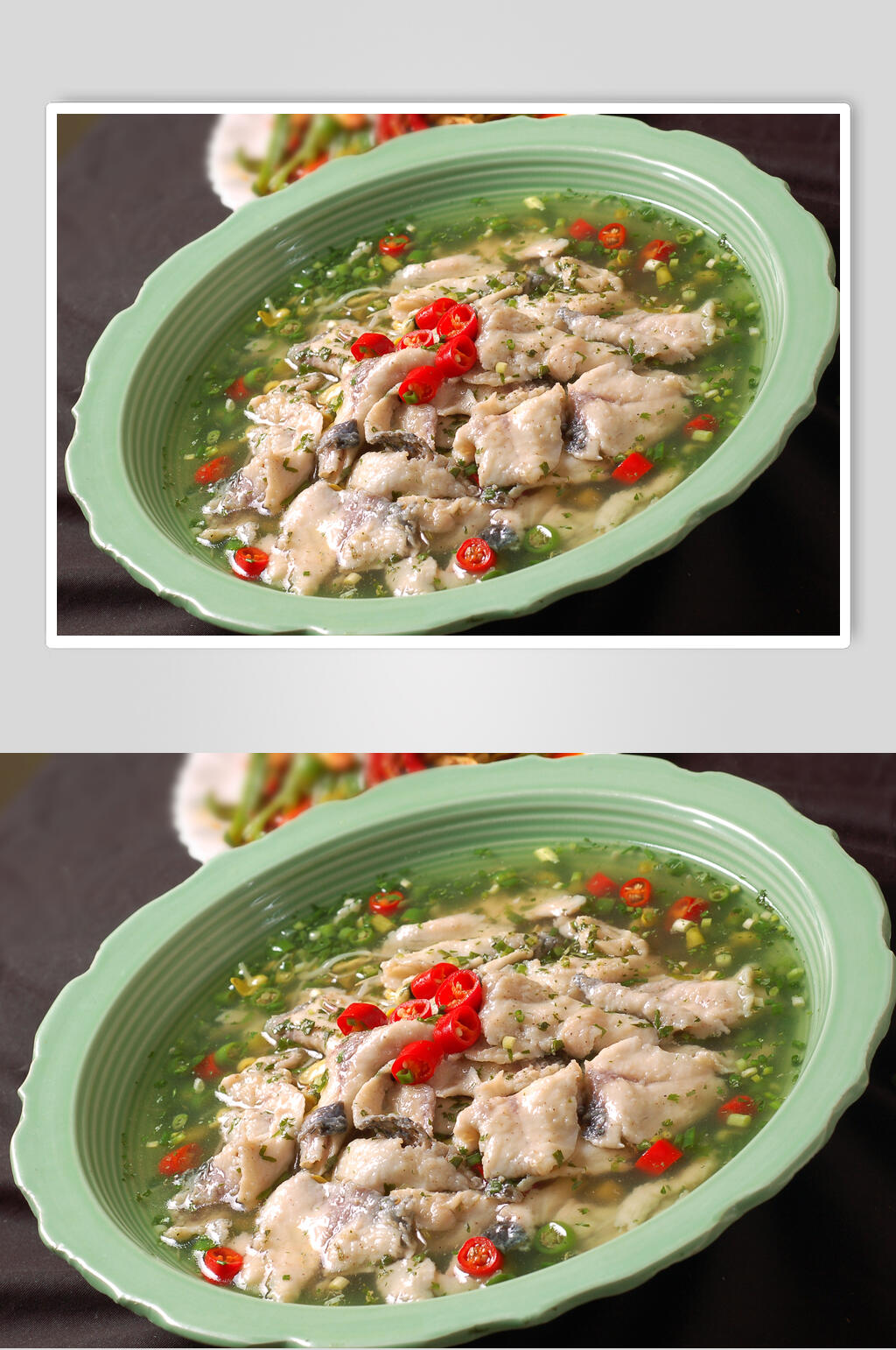 新鲜醋椒鱼美食摄影图片素材