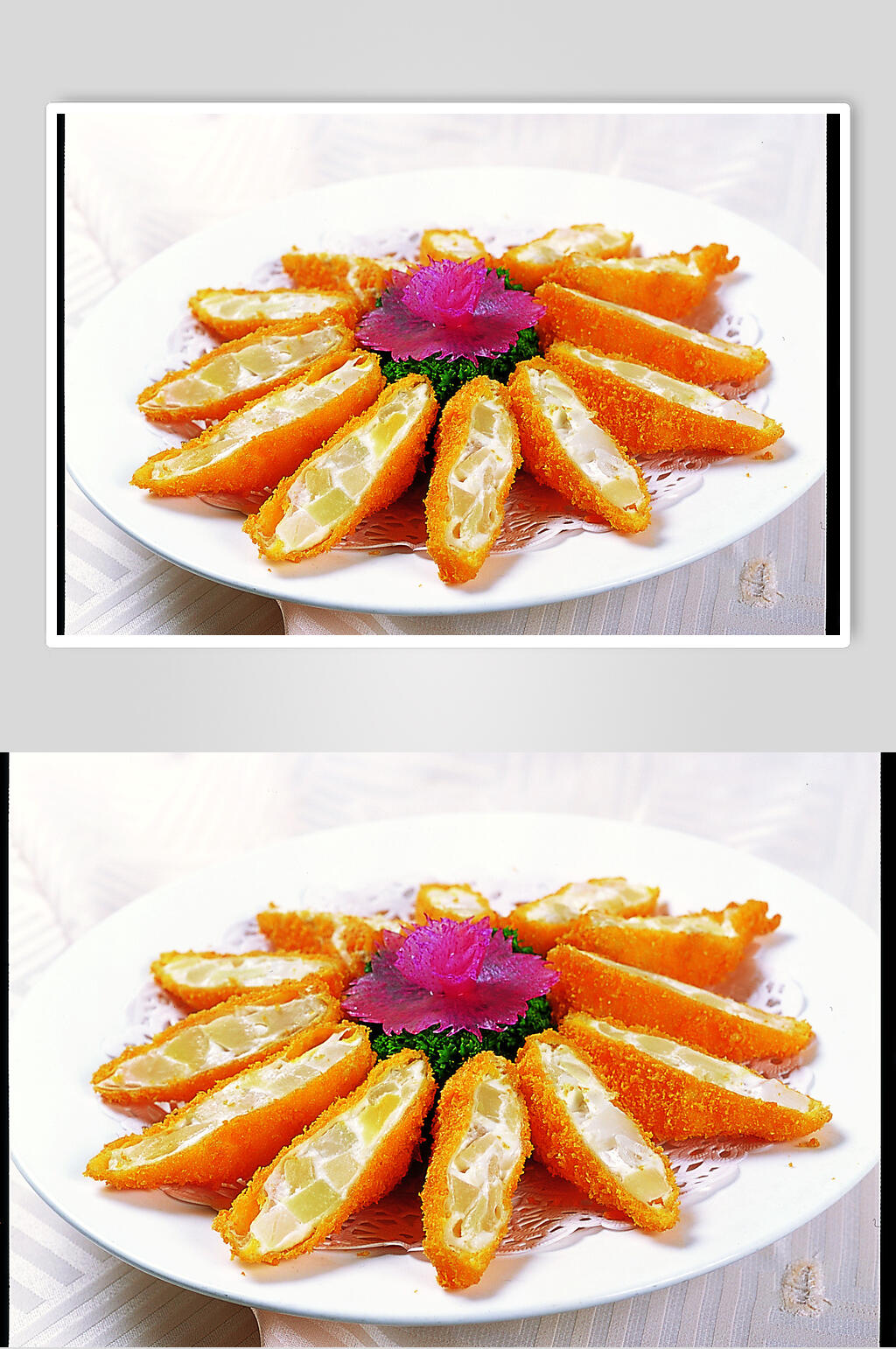 鲜果黄金卷美食高清图片素材