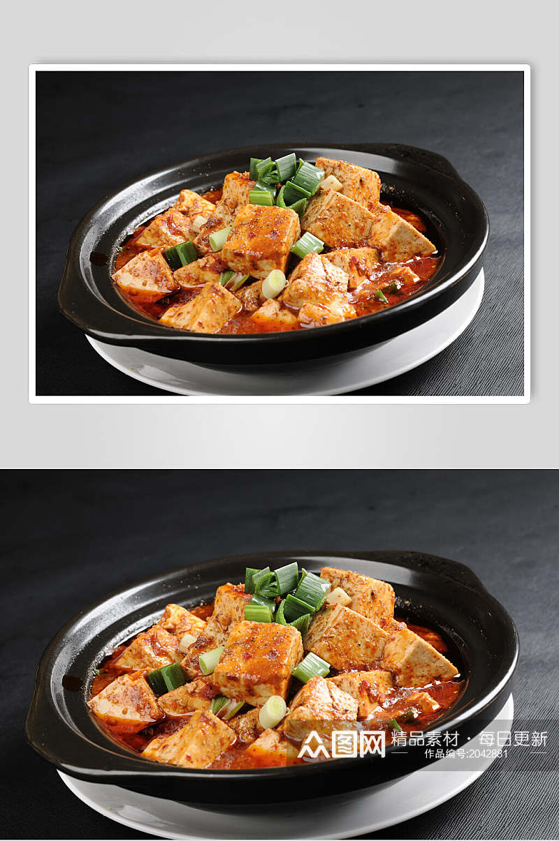 麻婆豆腐美食食物图片素材