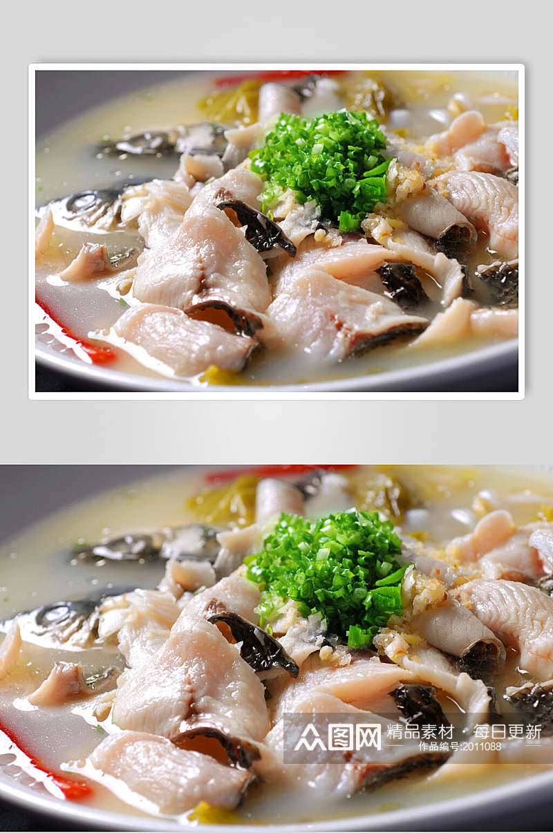海河鲜酸菜鱼食品摄影图片素材