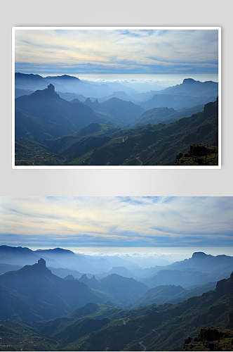 山峰山脉风景图片重峦叠嶂摄影视觉图