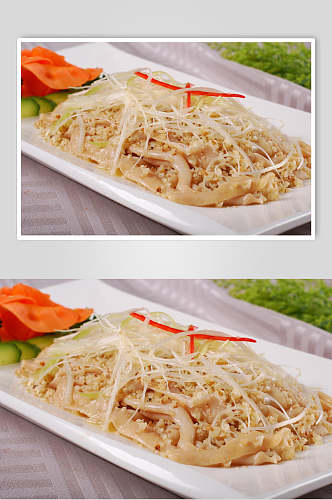 鲜沙姜狮头鹅肠餐饮食品图片