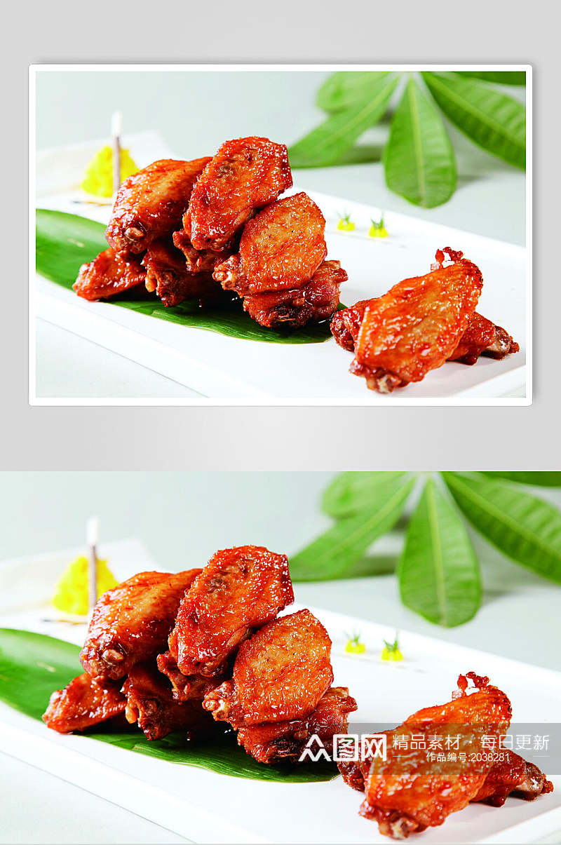 鲜香美味鸡翅餐饮食物图片素材