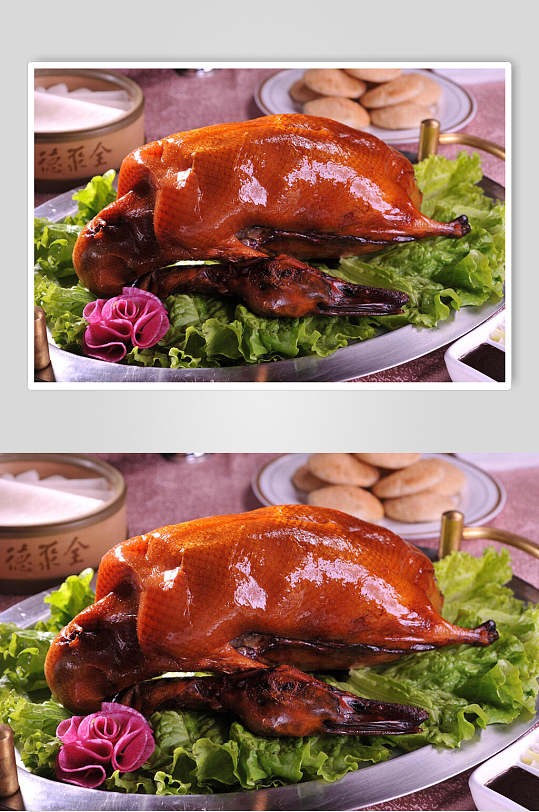 特色美味北京烤鸭图片
