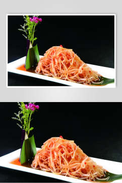 泰式木瓜丝食品高清图片