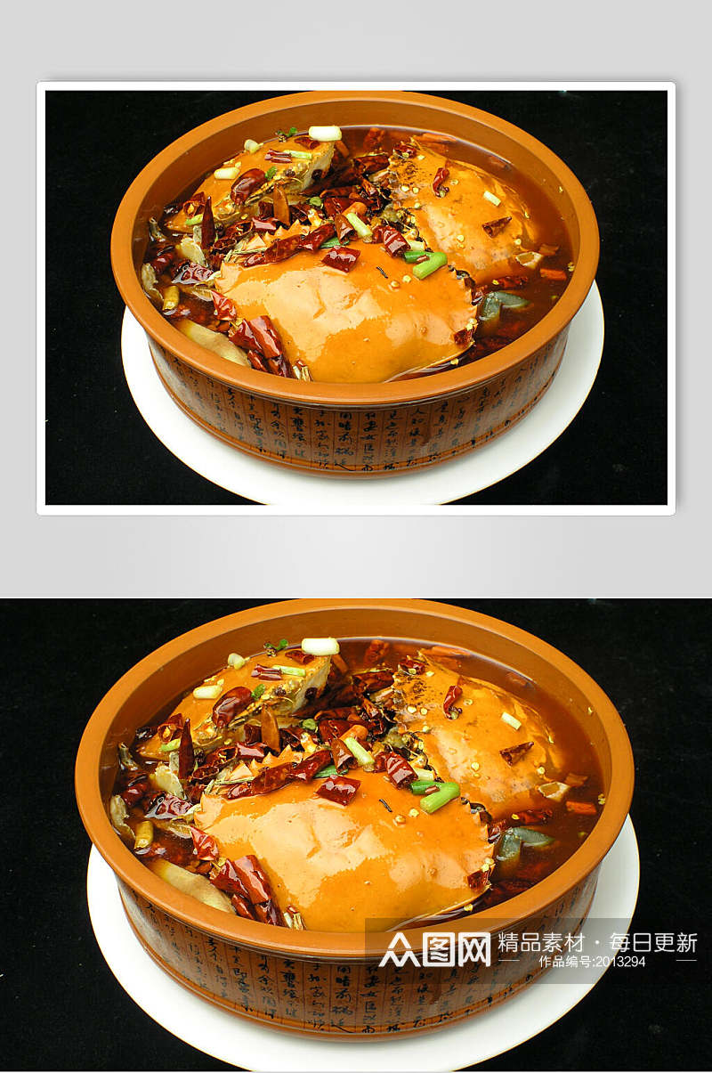 盆盆蟹食品摄影图片素材