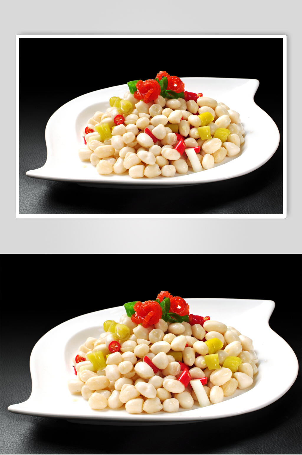 鲜椒嫩花生元份美食图片素材