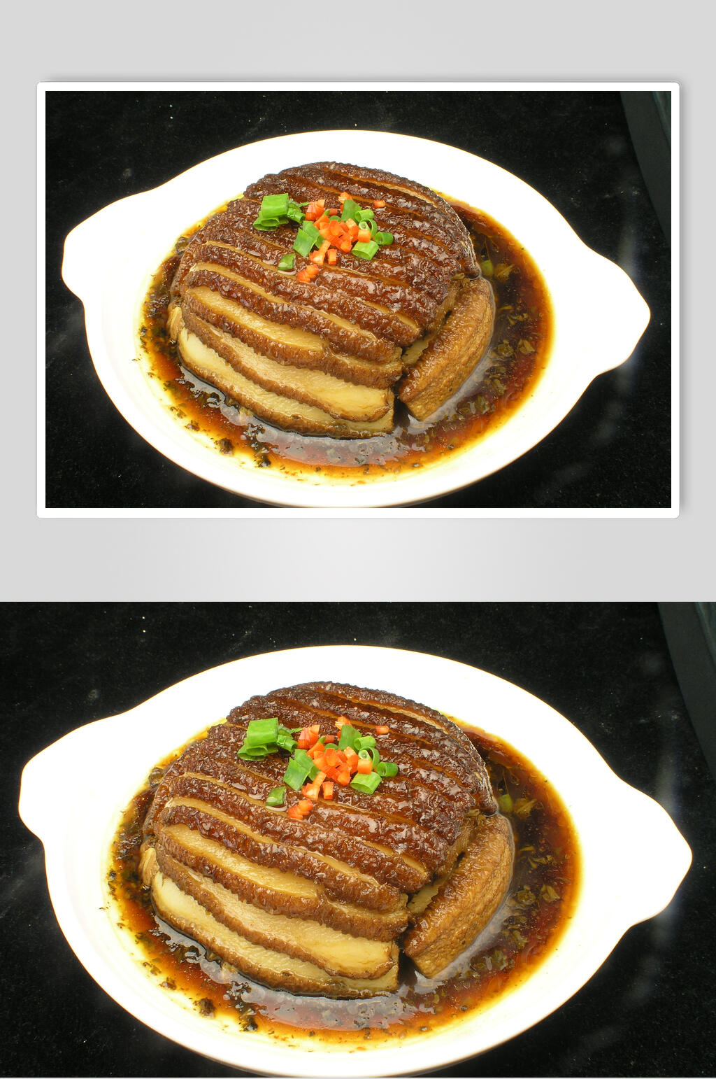 酥香梅菜扣肉食品摄影图片素材