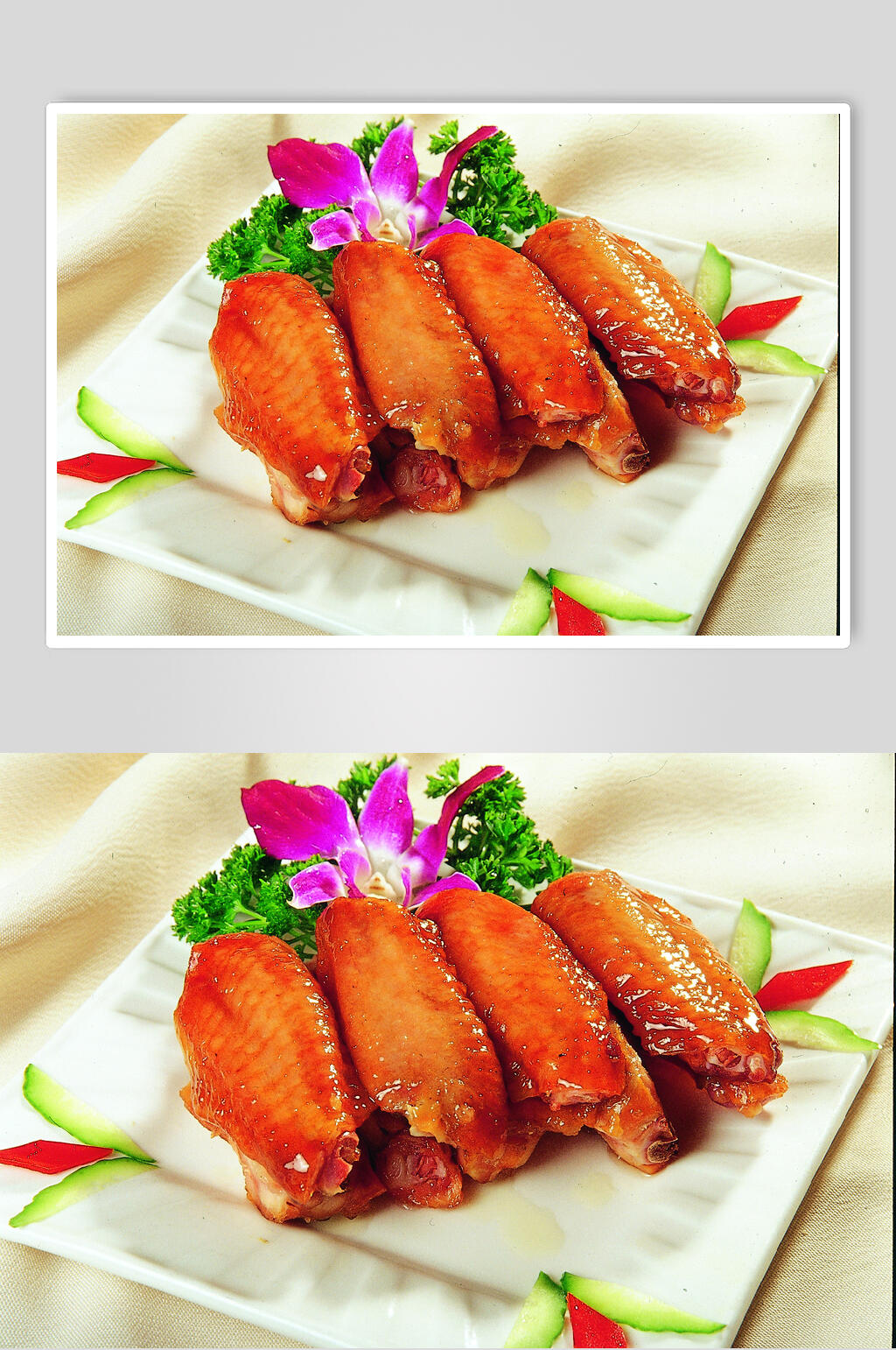 碳烤鸡翅食物食品图片素材