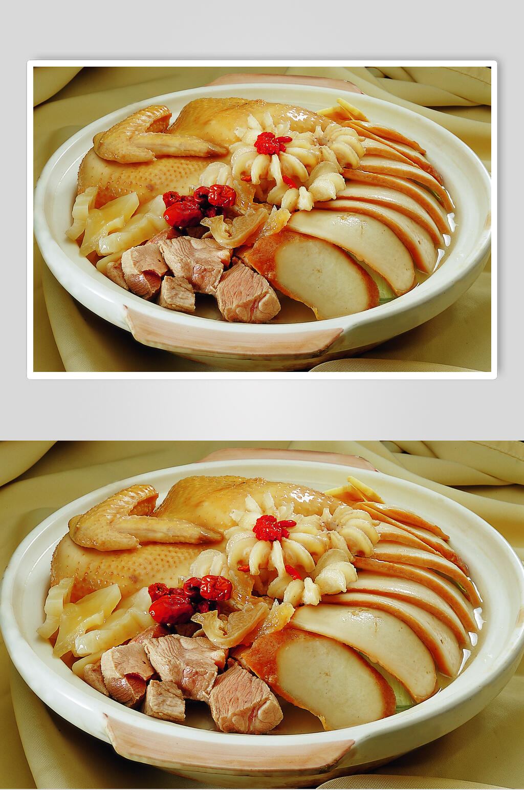 圣汤鲍鱼锅美食图片素材