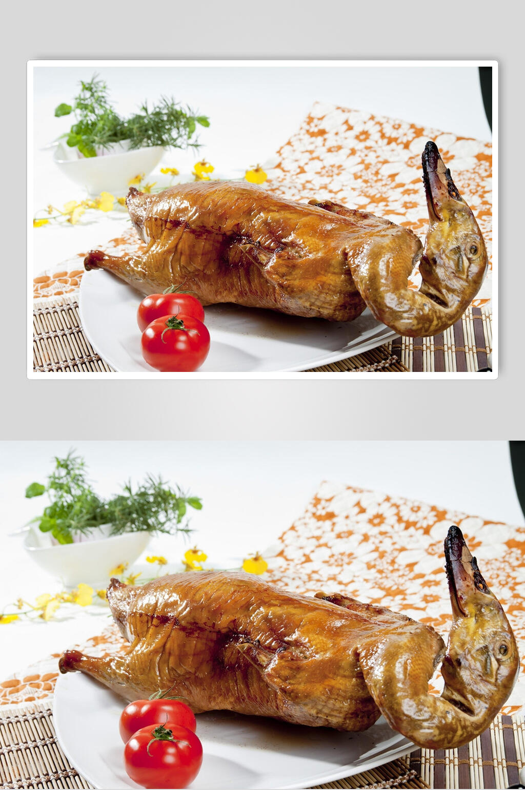 飘香美味烤鸭摄影图片素材