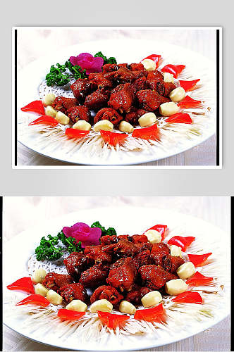 竹网鸡中翅食物食品图片