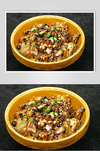 臭豆腐蒸腊肠餐饮食品图片