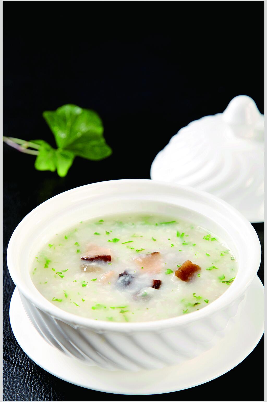 海参疙瘩汤美食图片素材