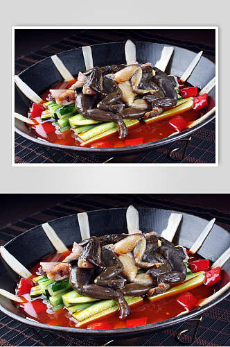 野味仔姜焖石鹅餐饮食品图片