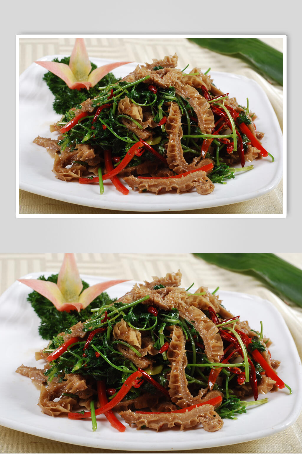 香焗金钱肚美食食品图片素材