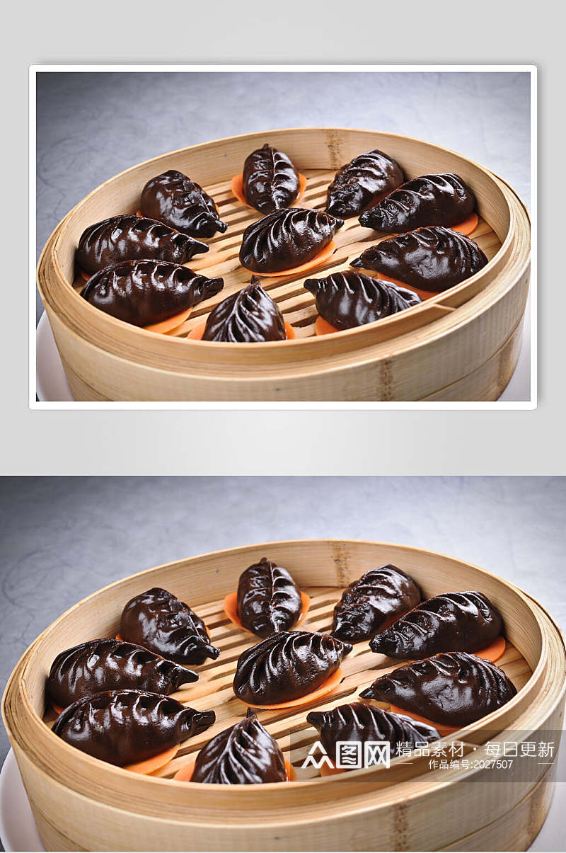 厥粉蒸饺食物图片素材