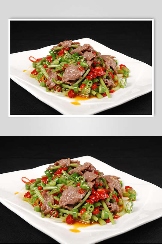 香辣美味农家小炒肉餐饮食品图片