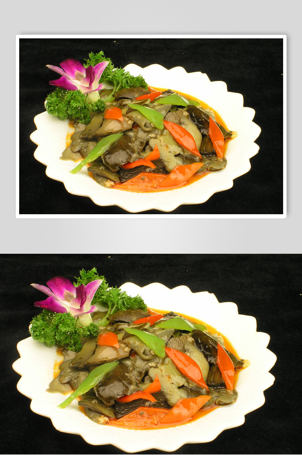 红油牛肝菌美食图片素材