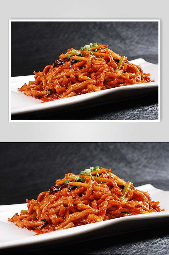 特色鱼香肉丝餐饮食物图片
