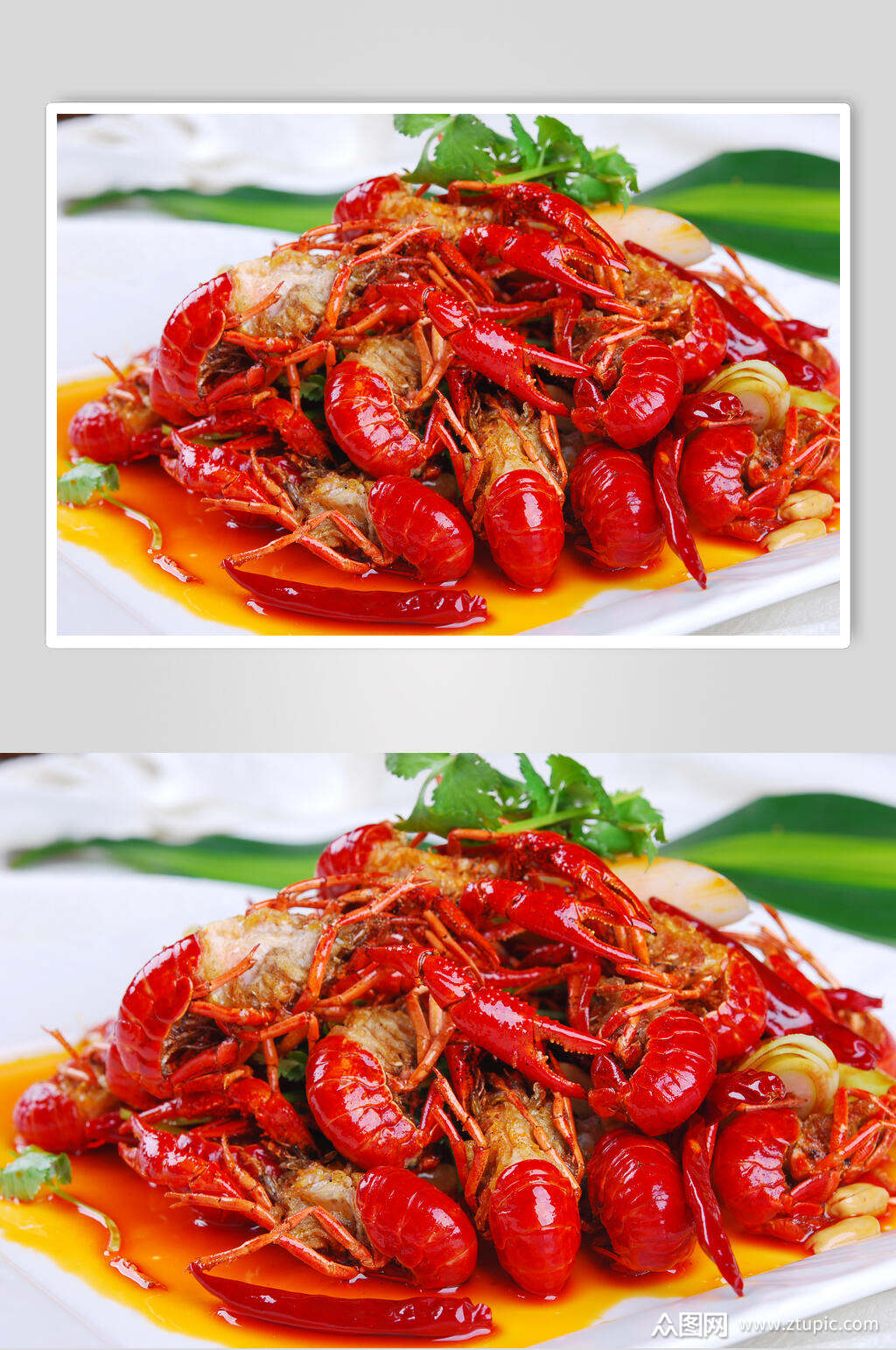 秘制美味麻辣小龙虾食品摄影图片素材