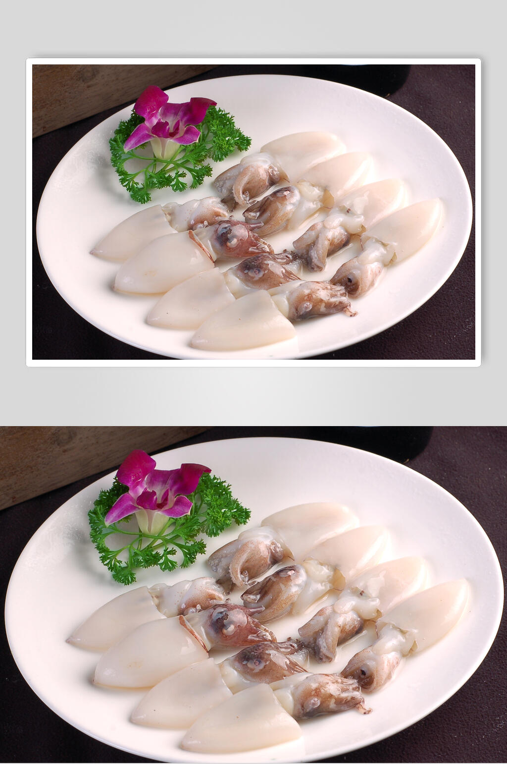 新鲜墨鱼仔美食摄影图片素材