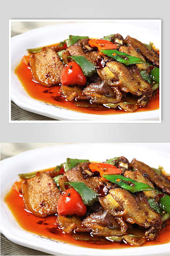 秘制红油回锅肉美食食品图片