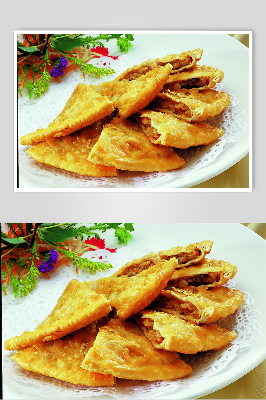 三鲜馅饼美食食品图片素材