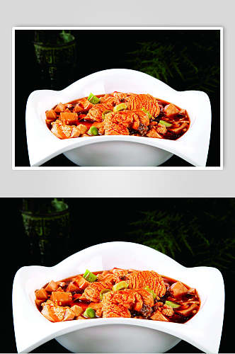 鱼籽豆腐美食食物图片