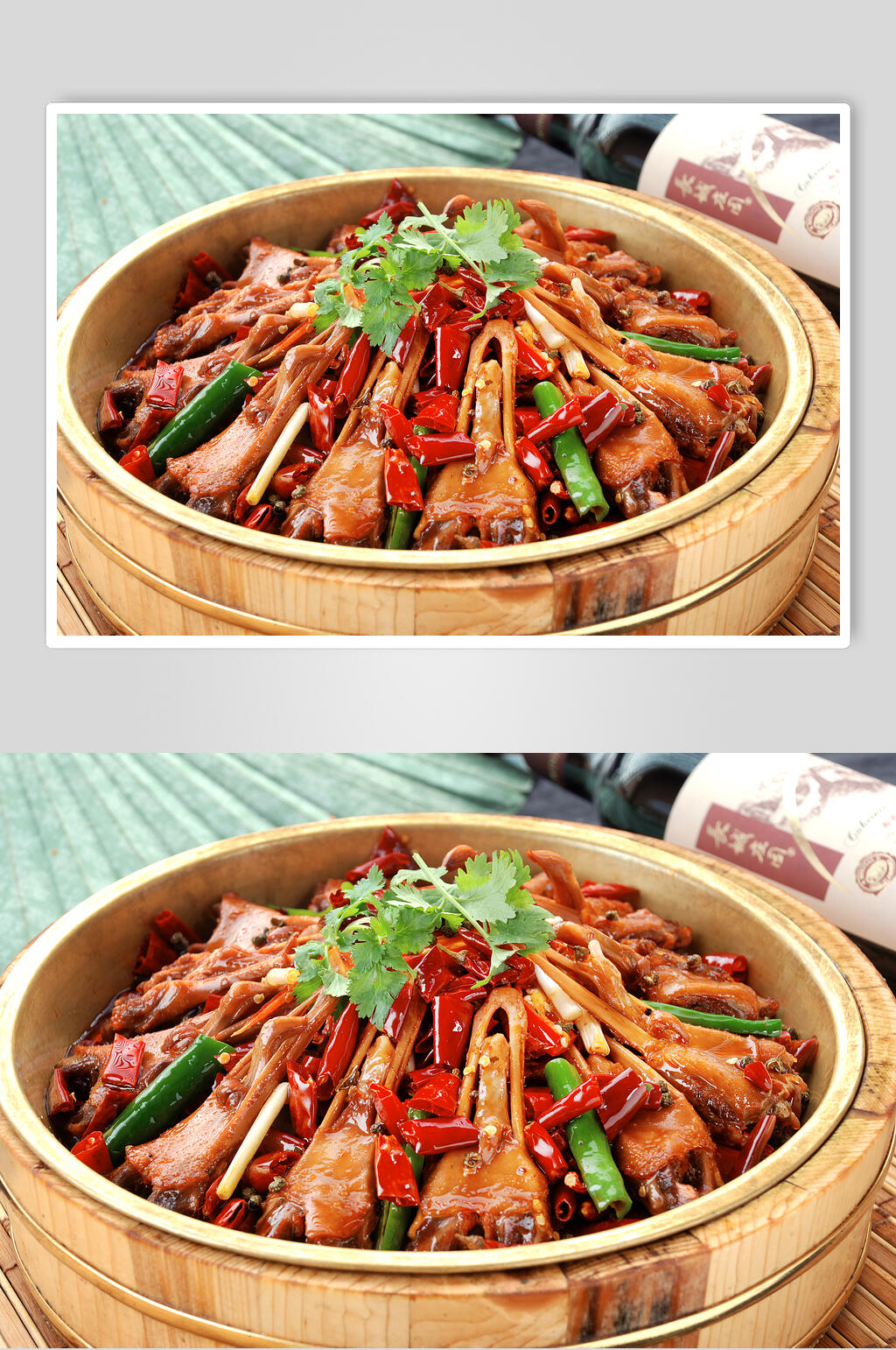 鸭鸭唇铜盆鸭唇美食摄影图片素材