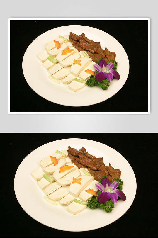 白灵菇炒牛肉爽食品图片