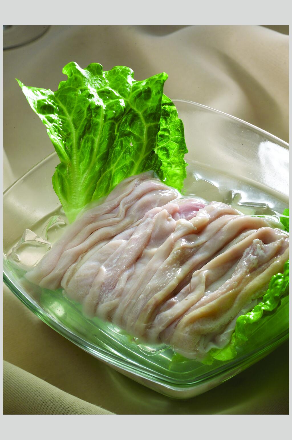 新鲜鲜鹅肠美食图片素材
