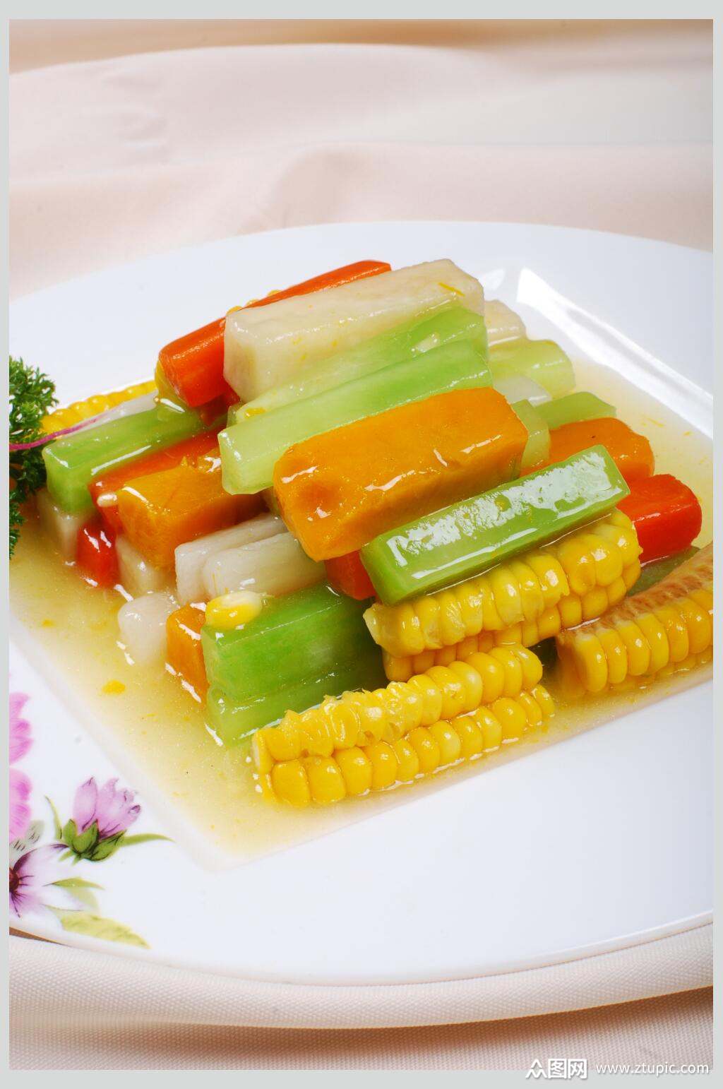 健康养生烩菜食品图片素材