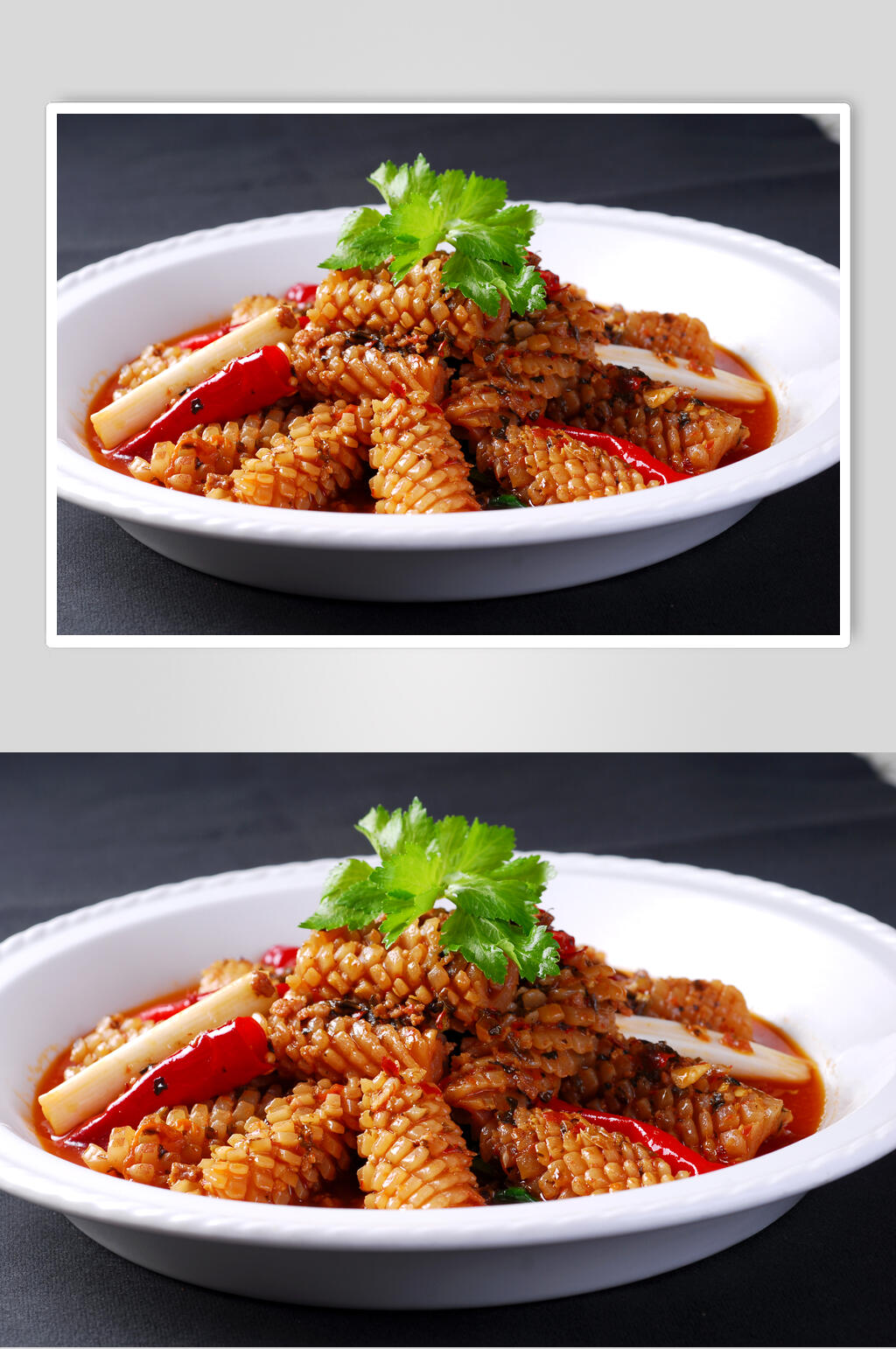 干烧鱿鱼卷美食图片素材