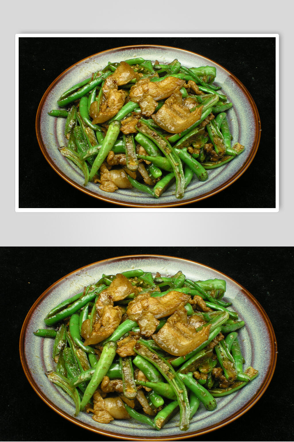 飘香青椒农家小炒肉食品摄影图片素材