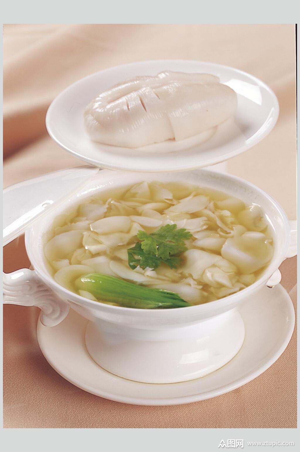 乌鱼蛋汤美食食品图片