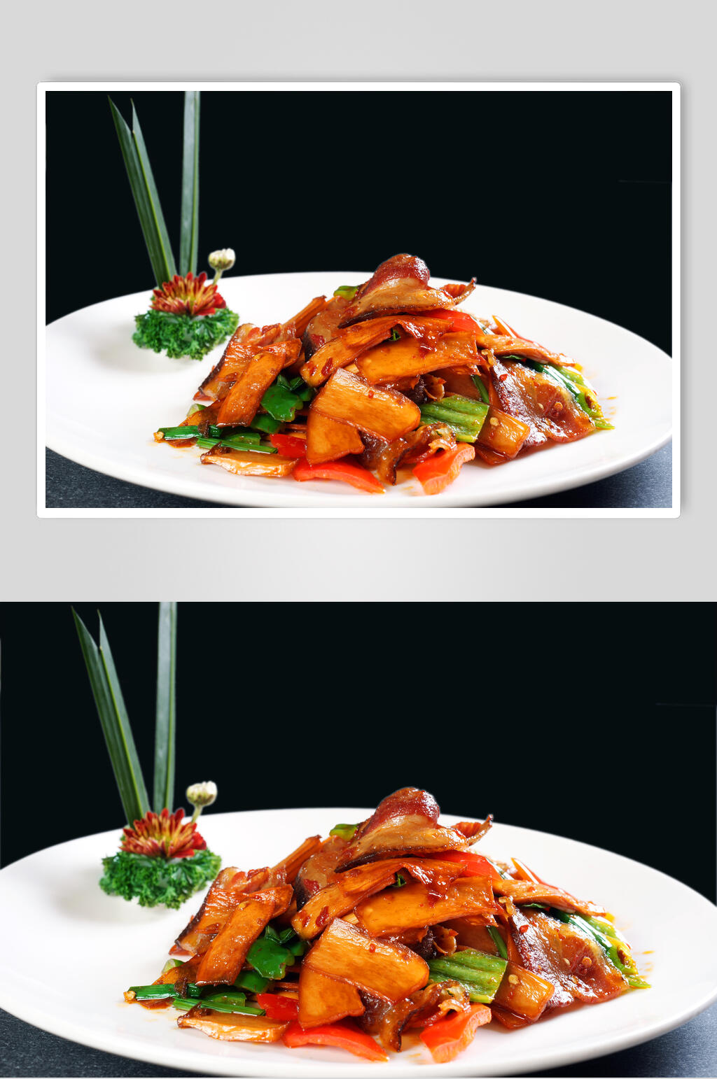 新鲜杏鲍菇美食摄影图片素材