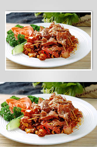 韩式香烤肉美食图片