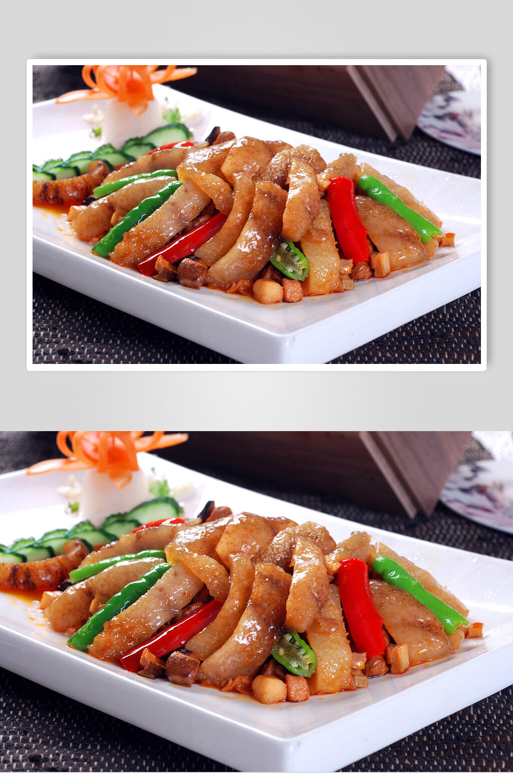 美味干烧海参美食图片素材