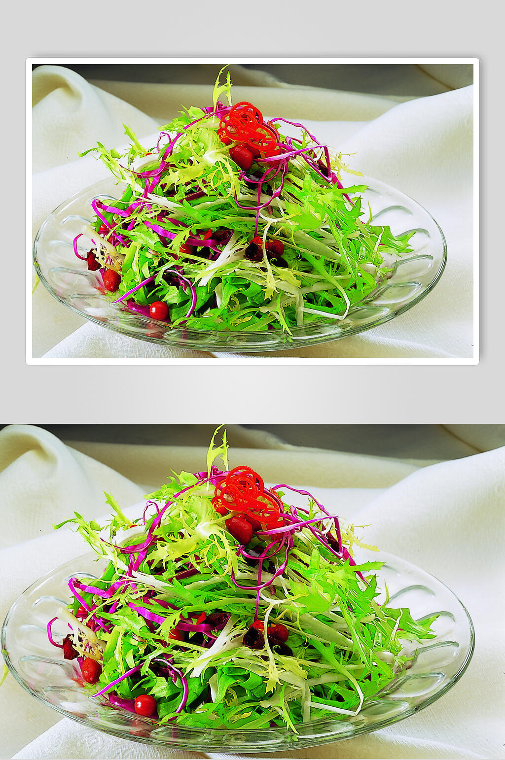 野菜大拌餐饮实拍图片素材