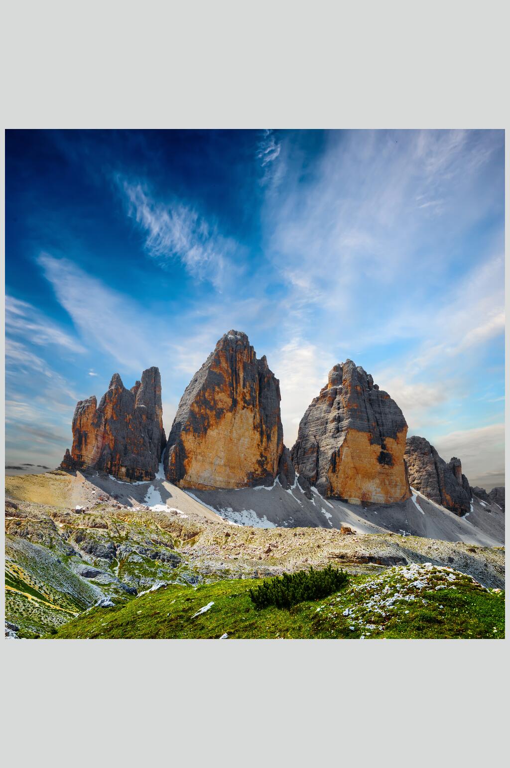 清新岩石山峰山脉风景图片素材