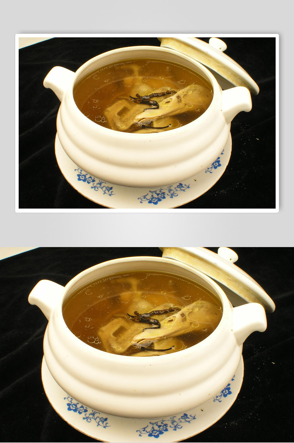冬虫夏草煲水鸭美食高清图片素材