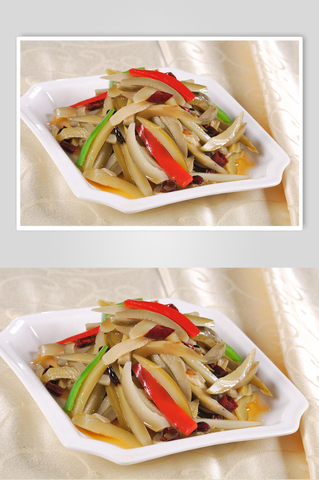 炝拌哈密瓜食品高清图片素材