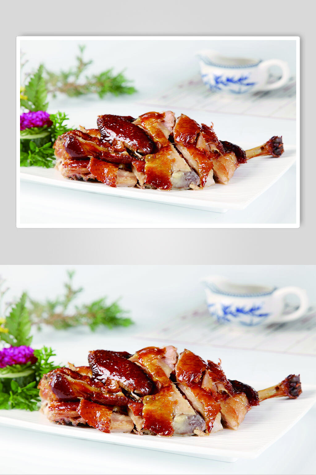 蒜香吊烧鸡美食高清图片素材