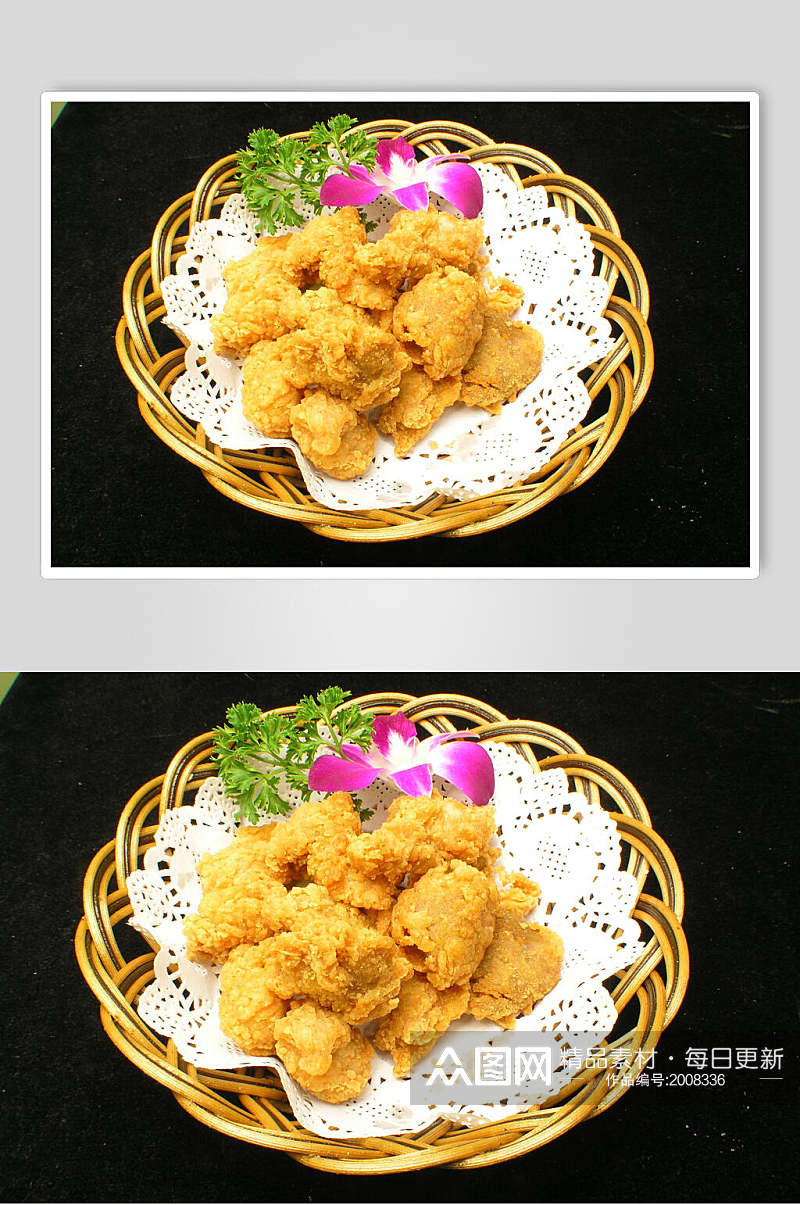 鸡米花食品高清图片素材