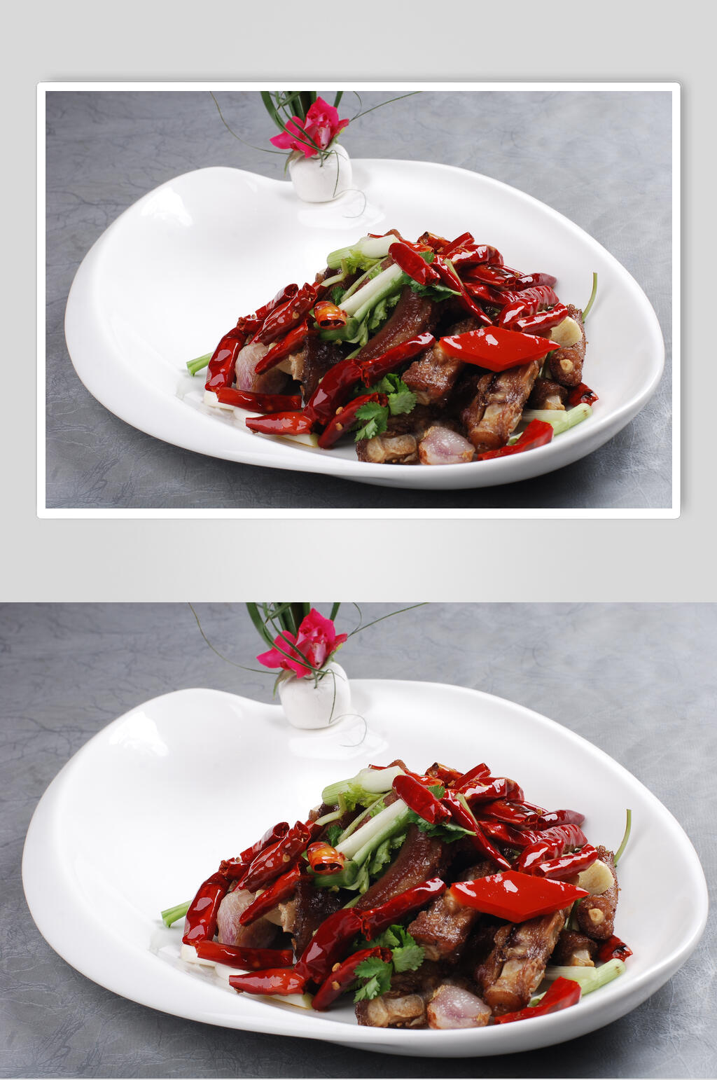 客家风味猪尾食物图片素材