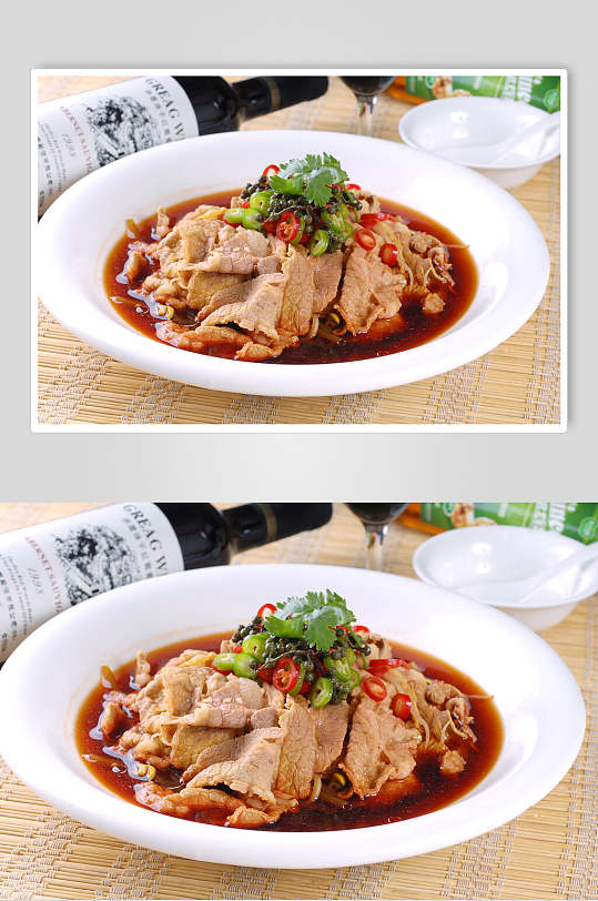 鲜香美味椒汁肥牛餐饮食品图片