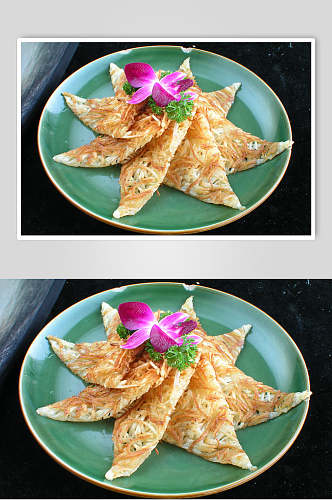干焙洋芋丝食品摄影图片
